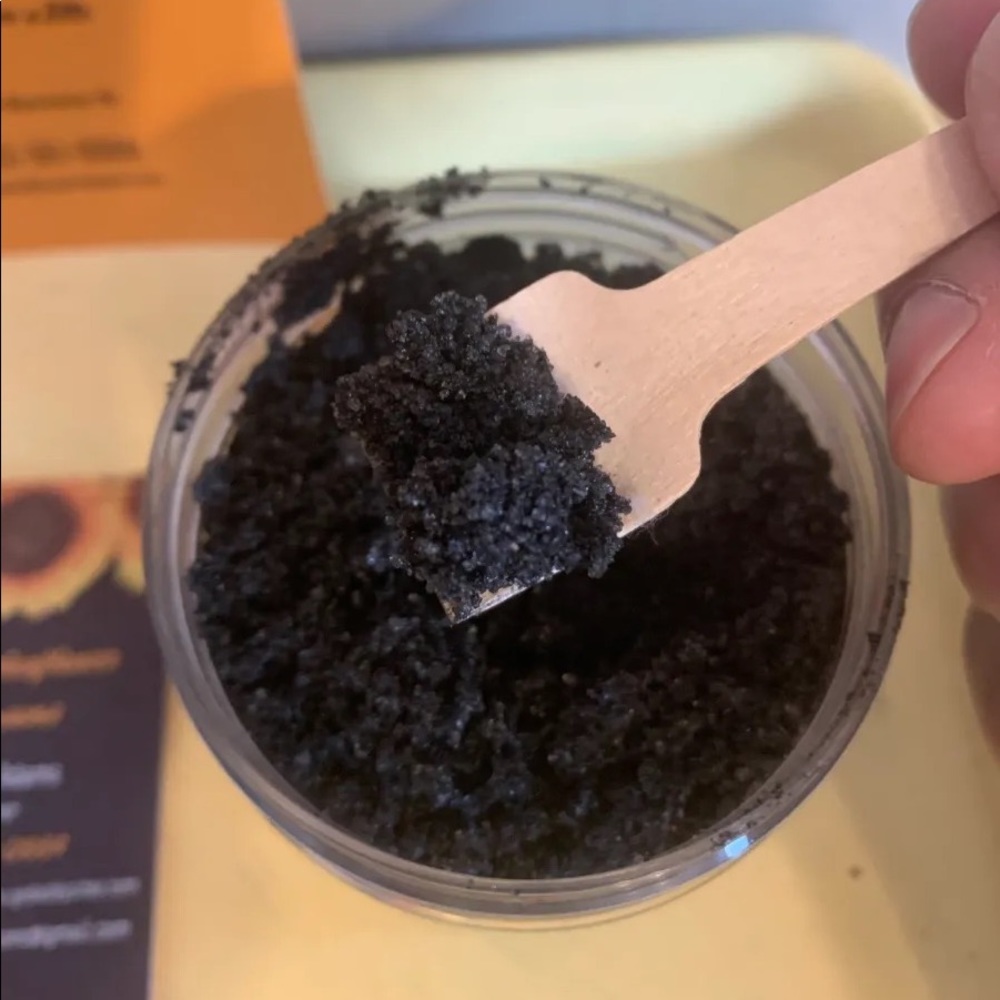 Activated Charcoal Sugar Scrub
